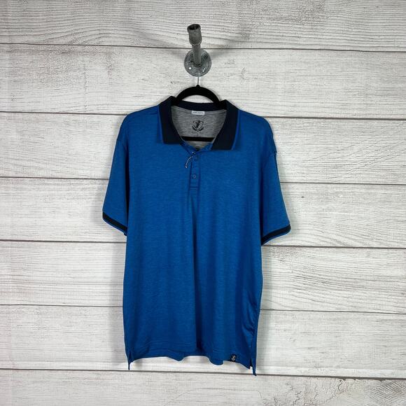 Barton Linx Men's Blue Polo Golf Shirt Size XL - Picture 1 of 7